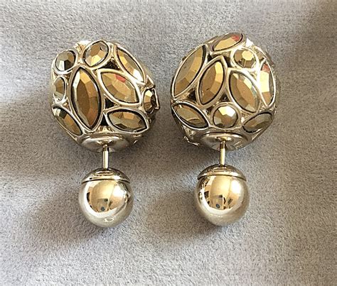 dior tribal earrings saks|Dior designer earrings.